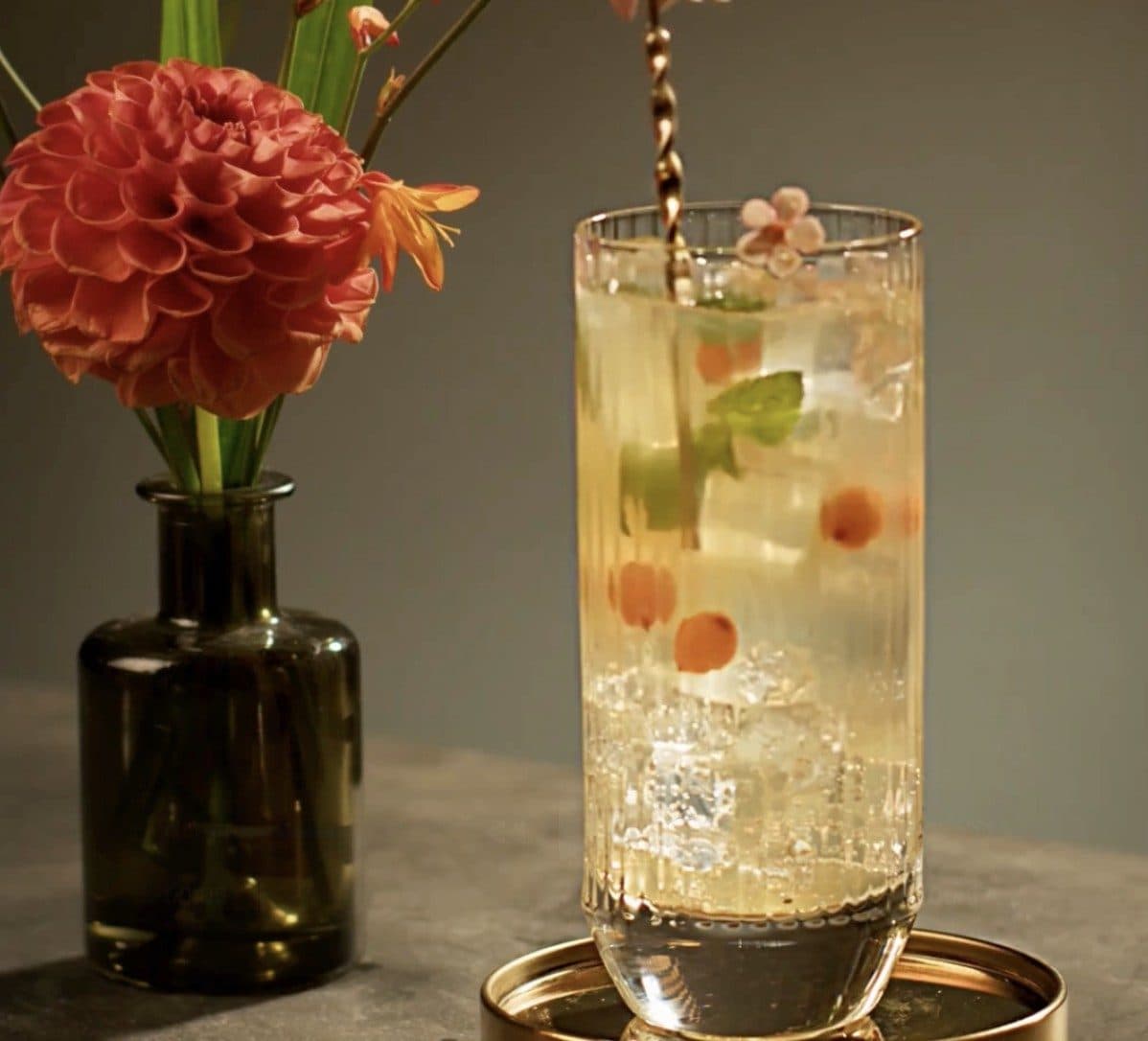Röda vinbärs twist